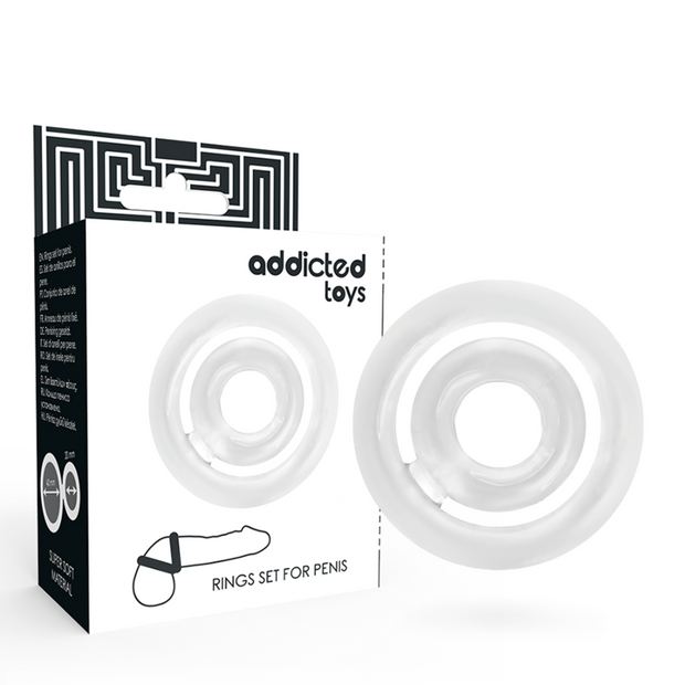ADDICTED TOYS - POTENZ - C-RING PENIS KLAR