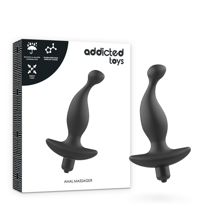 ADDICTED TOYS - ANAL MASSAGER WITH BLACK VIBRATIONMODELL 1