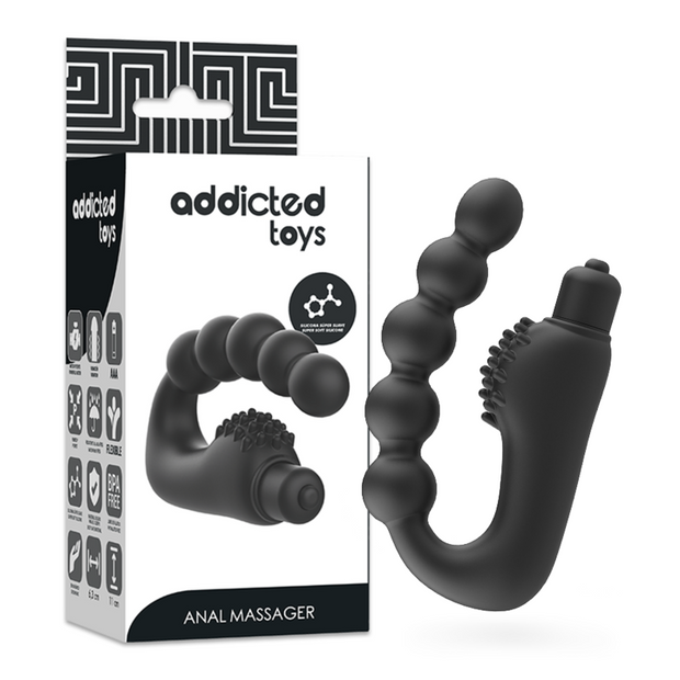ADDICTED TOYS - ANALSIMULATOR PROSTATAMASSAGER MED VIBRATION