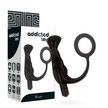 ADDICTED TOYS - VIBRERANDE PENISRING TICO SVART 10 CM