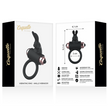 COQUETTE CHIC DESIRE - KUKRING MED VIBRATOR SVART/GULD