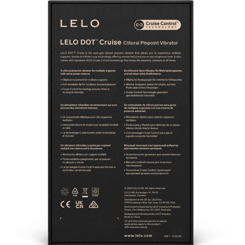 LELO - DOT CRUISE GUL KLITORISSTIMULATOR