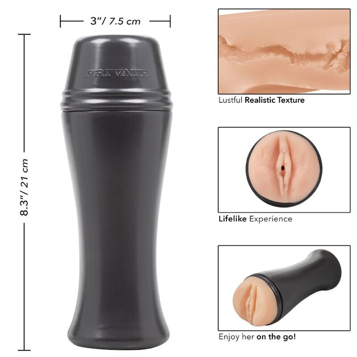 PRIVATE - Masturbaattori Original Vacuum Cup To Go matkakokoisena