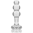 NEBULA SERIES BY IBIZA - MODELL 1 ANALPLUG BOROSILIKATGLAS KLAR 10,5 CM -O- 3 CM