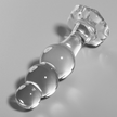 NEBULA SERIES BY IBIZA - MODELL 1 ANALPLUG BOROSILIKATGLAS KLAR 10,5 CM -O- 3 CM