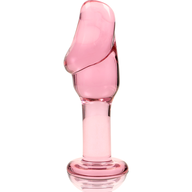NEBULA SERIES AV IBIZA - MODELL 6 ANALPLUGG BOROSILIKATGLAS ROSA 12,5 CM -O- 4 CM