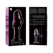 NEBULA SERIES AV IBIZA - MODELL 6 ANALPLUGG BOROSILIKATGLAS ROSA 12,5 CM -O- 4 CM