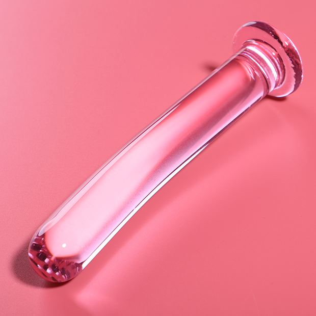 NEBULA SERIES BY IBIZA - Model 8 boorisilikaattilasi dildo, pinkki 14,5 cm x 2 cm