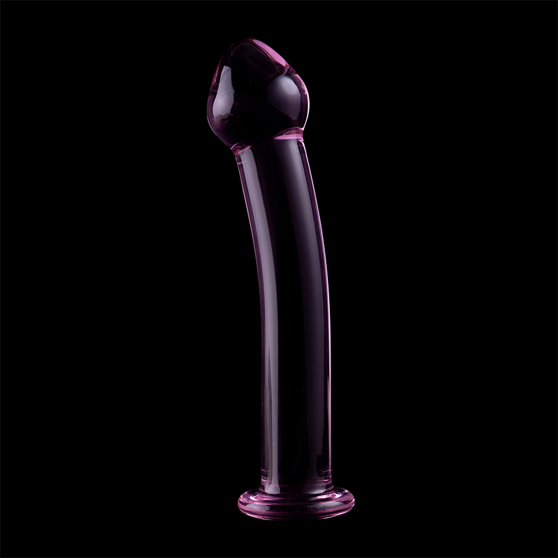 NEBULA SERIES AV IBIZA - MODELL 11 DILDO BOROSILIKATGLAS ROSA 16 CM -O- 3 CM