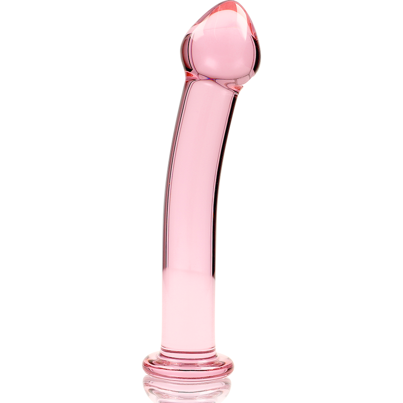NEBULA SERIES AV IBIZA - MODELL 11 DILDO BOROSILIKATGLAS ROSA 16 CM -O- 3 CM