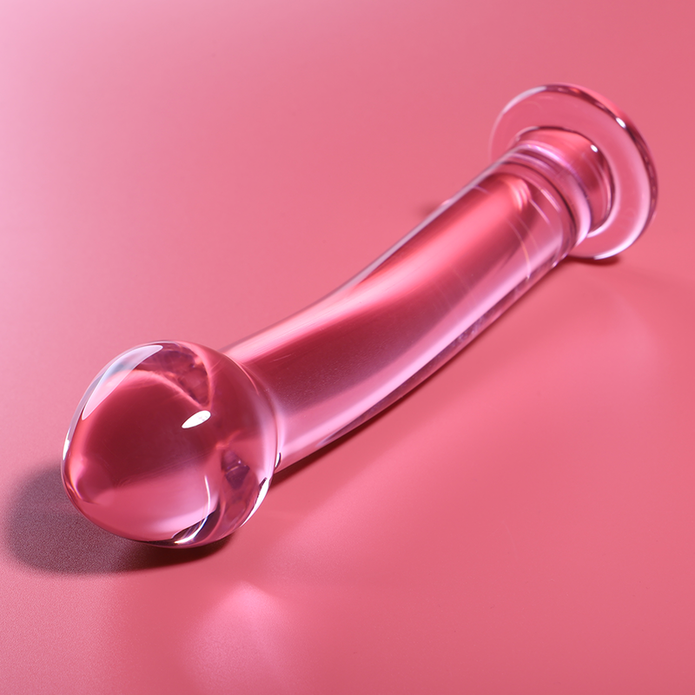 NEBULA SERIES AV IBIZA - MODELL 11 DILDO BOROSILIKATGLAS ROSA 16 CM -O- 3 CM