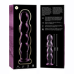NEBULA-SERIEN AV IBIZA - MODELL 10 DILDO BOROSILIKATGLAS ROSA 16,5 CM -O- 3,5 CM