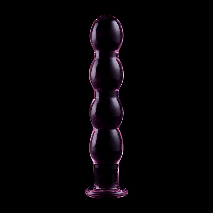 NEBULA-SERIEN AV IBIZA - MODELL 10 DILDO BOROSILIKATGLAS ROSA 16,5 CM -O- 3,5 CM