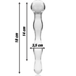 NEBULA SERIES BY IBIZA - Kirkas Dildo, 18 cm Ø 3,5 cm