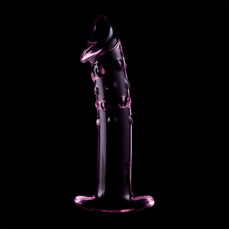 NEBULA SERIES BY IBIZA - MODELL 19 DILDO BOROSILIKATGLAS ROSA 18,5 CM -O- 4 CM