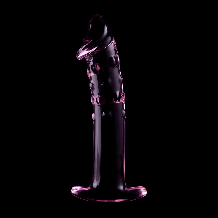 NEBULA SERIES BY IBIZA - MODELL 19 DILDO BOROSILIKATGLAS ROSA 18,5 CM -O- 4 CM