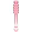 NEBULA SERIES BY IBIZA - MODEL 20 DILDO BOROSILICATE GLASS PINK 20.5 CM -O- 3 CM