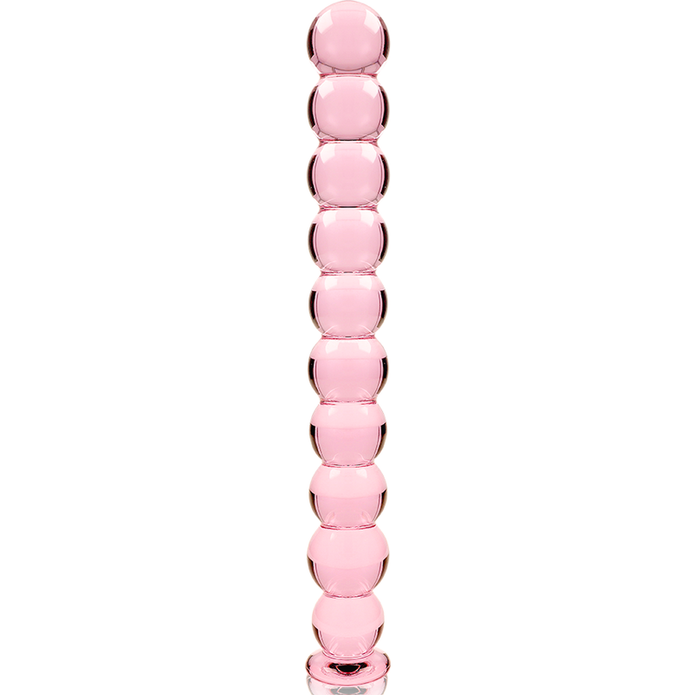 NEBULA SERIES BY IBIZA - MODEL 22 DILDO BOROSILICATE GLASS PINK 21.5 CM -O- 2.5 CM