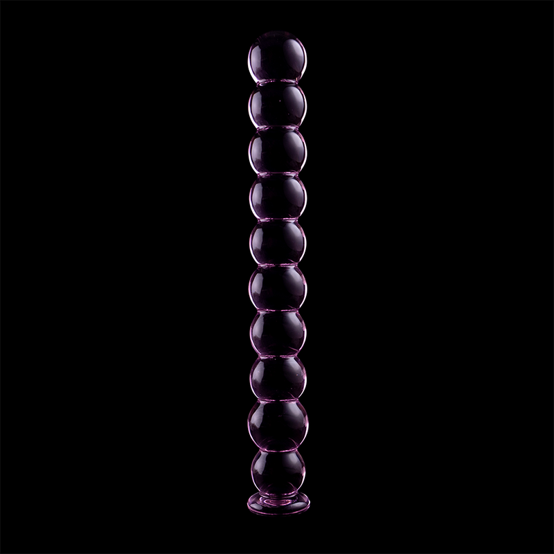 NEBULA SERIES BY IBIZA - MODEL 22 DILDO BOROSILICATE GLASS PINK 21.5 CM -O- 2.5 CM