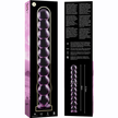 NEBULA SERIES BY IBIZA - MODEL 22 DILDO BOROSILICATE GLASS PINK 21.5 CM -O- 2.5 CM