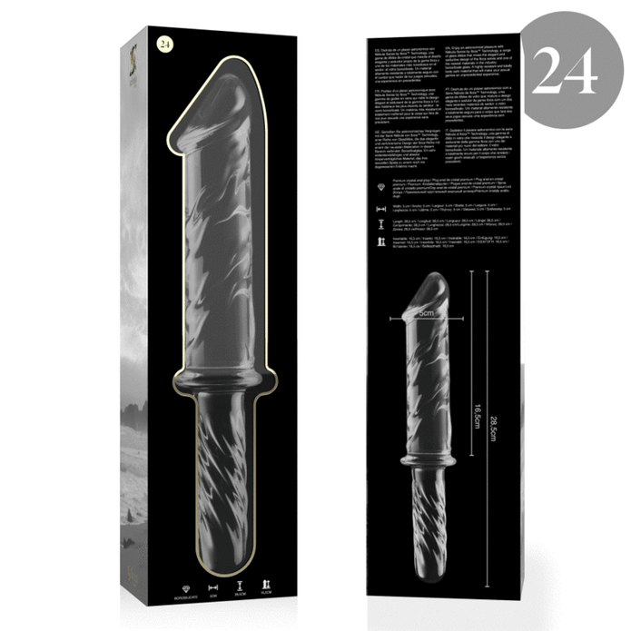 NEBULA SERIES BY IBIZA -Kirkas Dildo, 28,5 cm – Ø 5 cm