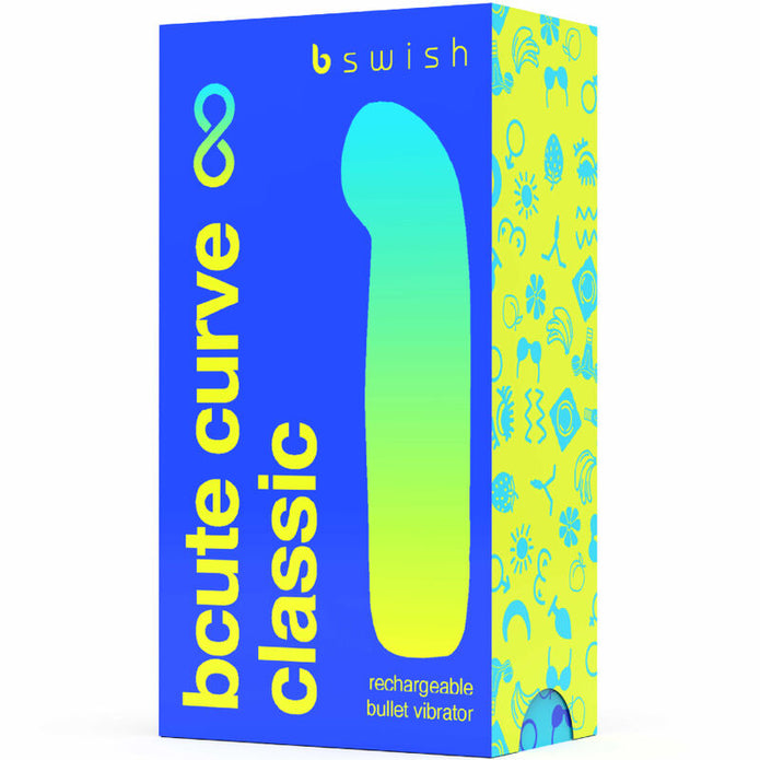 B SWISH - Curve Infinite Classic ladattava silikonivibraattori sininen