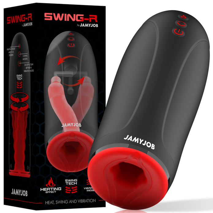 JAMYJOB - Swing-R lämpenevä ja värisevä masturbaattori