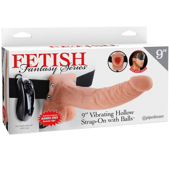 FETISH FANTASY SERIES - Säädettävä etäohjattava realistinen penis kiveksillä 23 cm