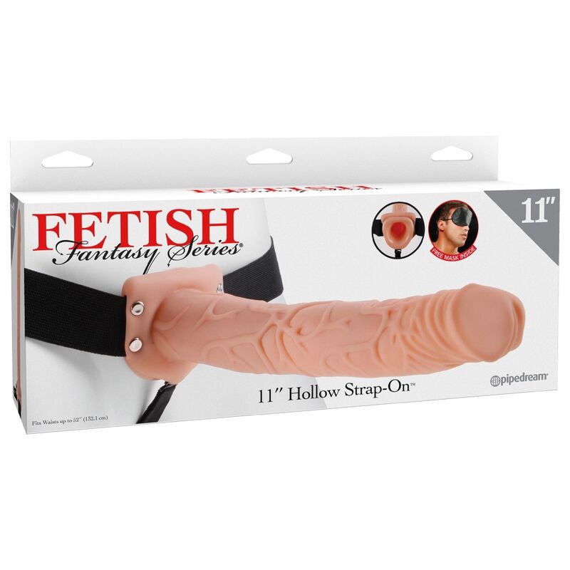 FETISH FANTASY SERIES - Säädettävät valjaat realistisella 28 cm peniksellä