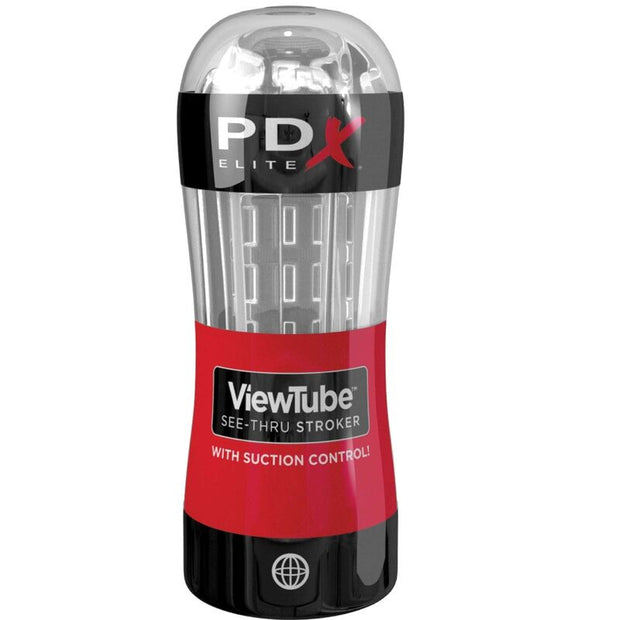 PDX ELITE - STROKER MASTURBATOR VIEWTUBE KONTROLL SUG KLAR