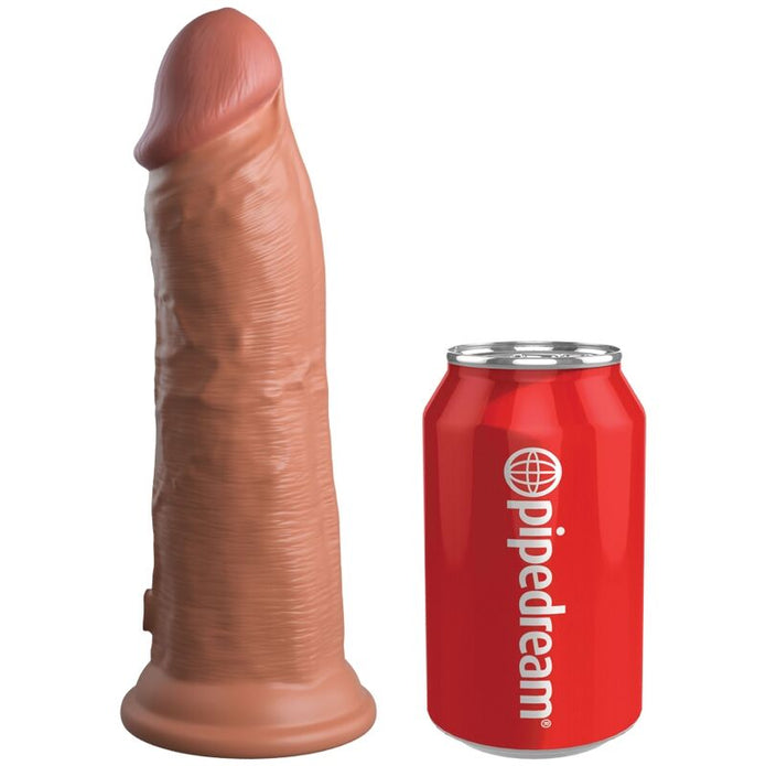 KING COCK - REALISTISK SILIKONDILDO ELITE 20,3 CM KARAMELL