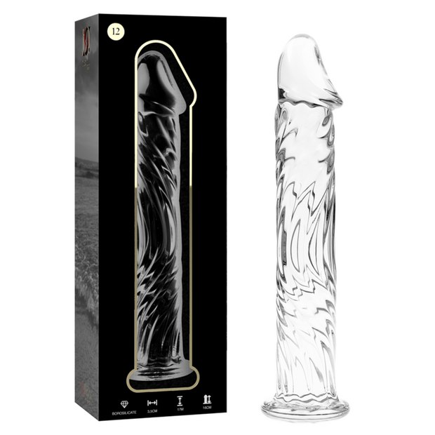 NEBULA SERIES BY IBIZA -Kirkas Dildo, 17 cm