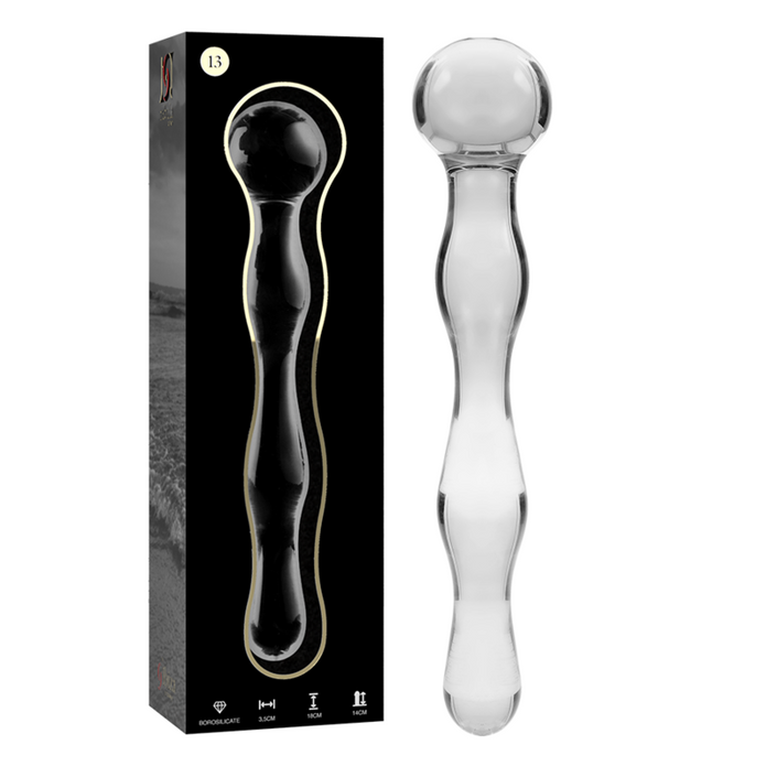 NEBULA SERIES BY IBIZA - Kirkas Dildo, 18 cm Ø 3,5 cm