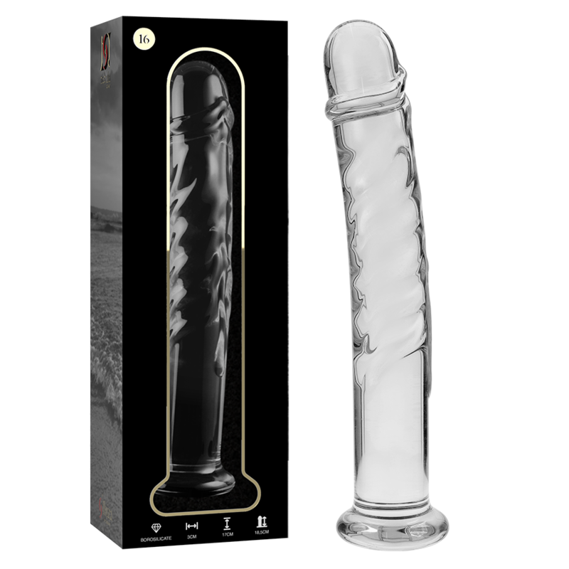NEBULA SERIES BY IBIZA - Kirkas Dildo, 18,5 cm Ø 3 cm