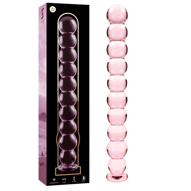 NEBULA SERIES BY IBIZA - Pinkki dildo, 21,5 cm x 2,5 cm
