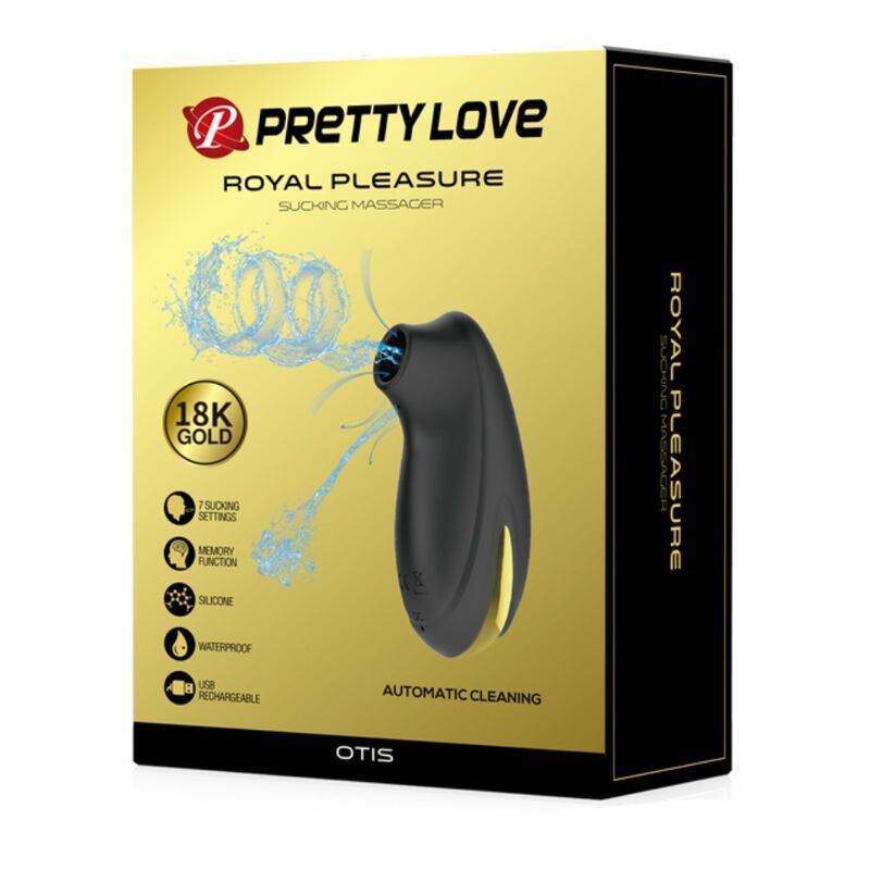PRETTY LOVE – Luksusladattava imustimulaattori, musta