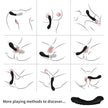 ARMONY - Dildo-vibraattori G-pisteeseen,  musta