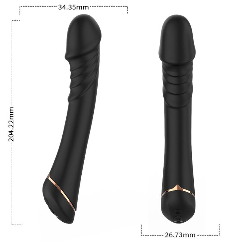 ARMONY - Silikoninen dildovibraattori, musta