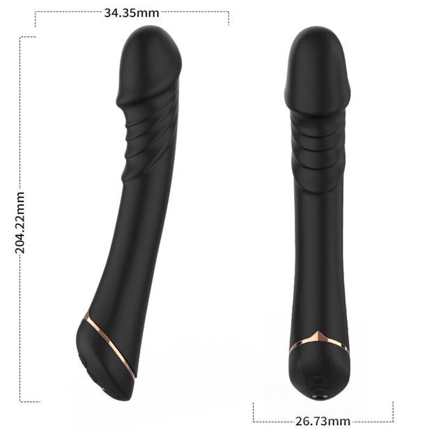 ARMONY - DILDO VIBRATOR SILIKON SVART