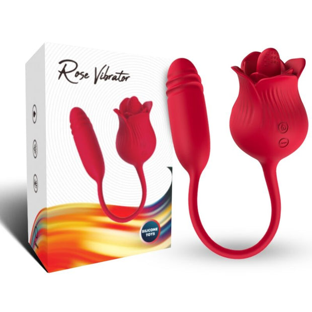 ARMONY - ROSELIP SLICKANDE KLITTA & VIBRATOR RÖD