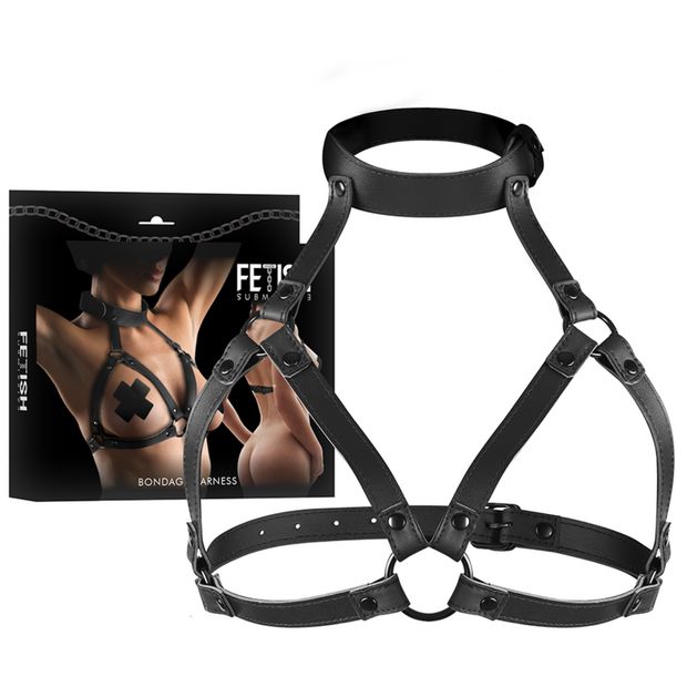 FETISH SUBMISSIVE BONDAGE - Säädettävä rintavaljaat