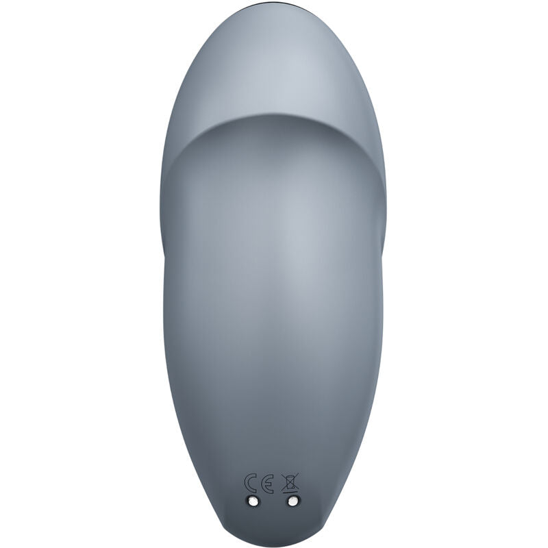 SATISFYER - TAP & CLIMAX 1 VIBRATOR ATT LÄGGA PÅ GRÅ
