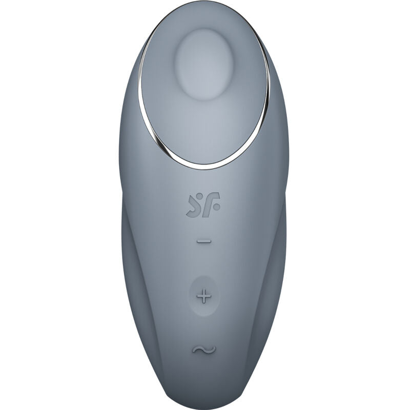 SATISFYER - TAP & CLIMAX 1 VIBRATOR ATT LÄGGA PÅ GRÅ