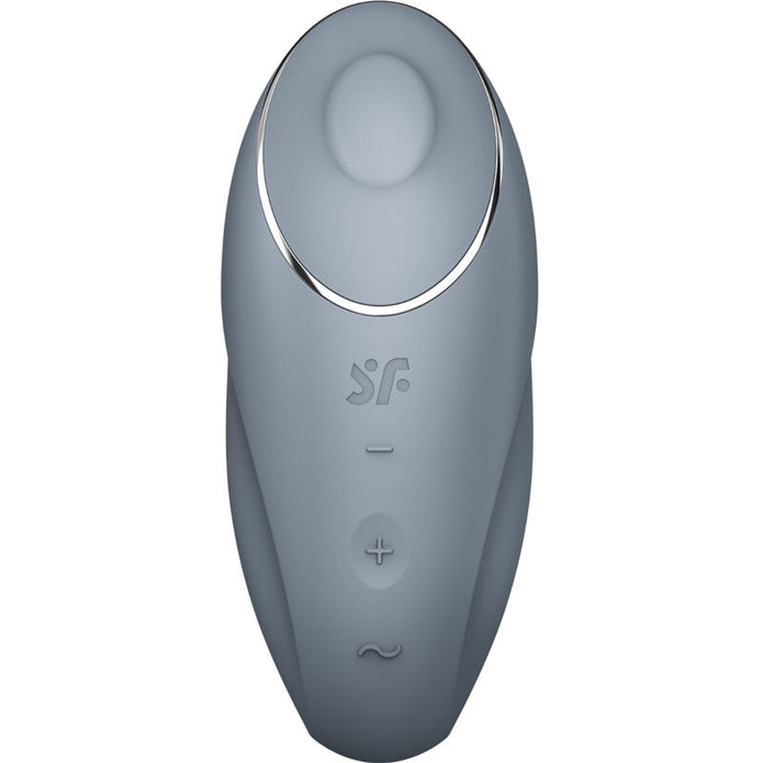 SATISFYER - TAP & CLIMAX 1 VIBRATOR ATT LÄGGA PÅ GRÅ
