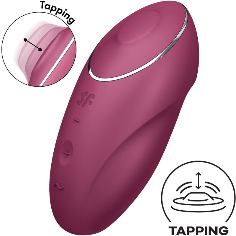 SATISFYER - TAP & CLIMAX 1 LAY-ON VIBRATOR RÖD
