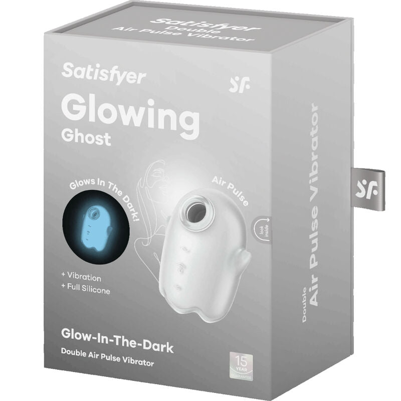 SATISFYER - GLOWING GHOST LUFTPULS & VIBRATOR VIT