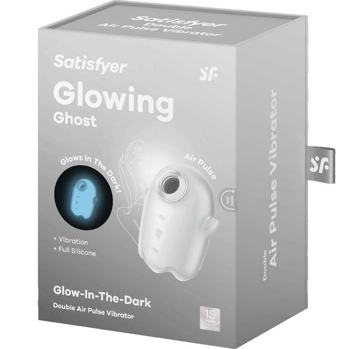 SATISFYER - GLOWING GHOST LUFTPULS & VIBRATOR VIT