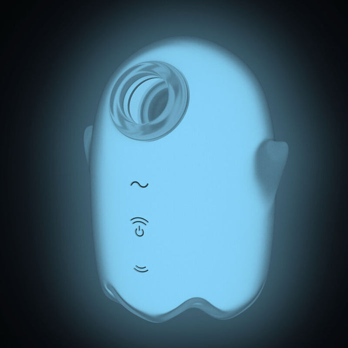 SATISFYER - GLOWING GHOST LUFTPULS & VIBRATOR VIT