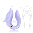 ARMONY - RÄV-VIBRATOR FÖR PAR FJÄRRKONTROLL LILA