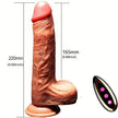ARMONY - REALISTISK DILDOVIBRATOR OCH STÖTANDE FJÄRRKONTROLL 22,5 CM